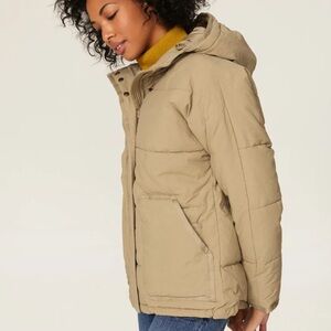 Madewell Ash Green Tokyo Puffer Jacket